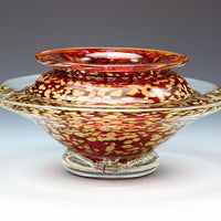 Small Hand-Blown Ikebana Bowl