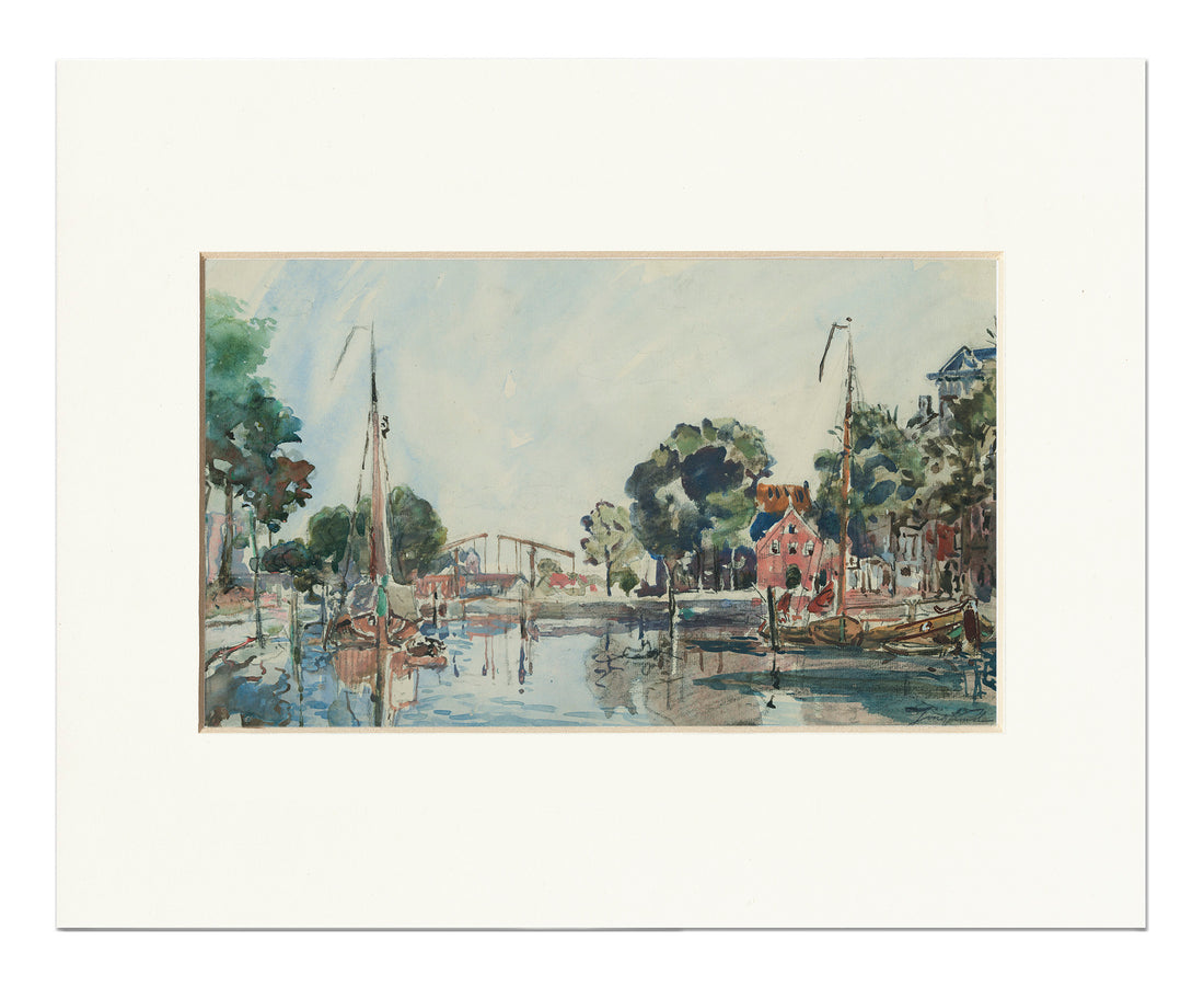 Canal de Hollande (Dutch Canal) Print