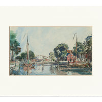 Canal de Hollande (Dutch Canal) Print