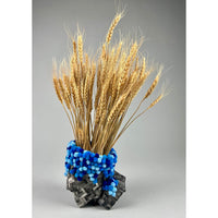 Blue Barnacles: Grey and Blue Vase