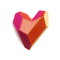 California Heart Brooch S