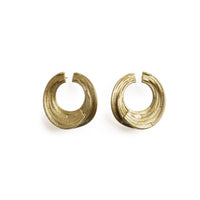 White Gold Lamina Earrings 1