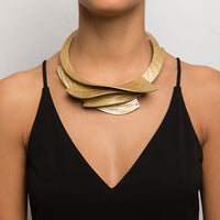 White Gold Lamina Necklace
