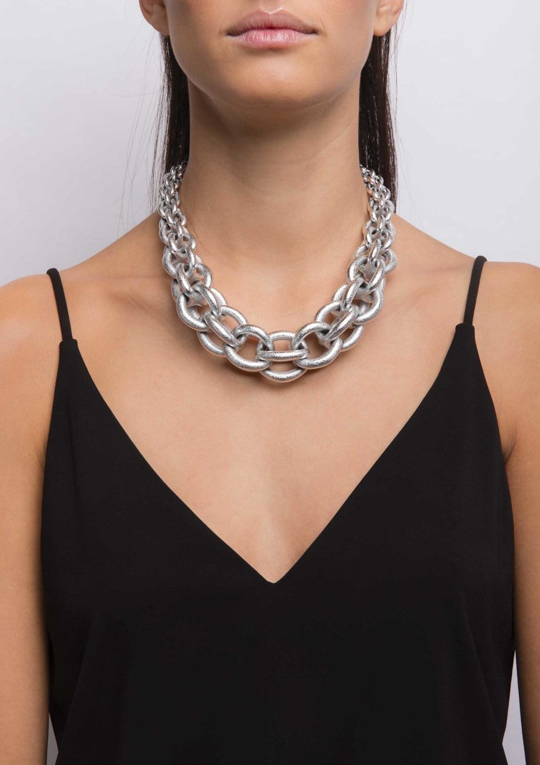 Magna Necklace in Gunmetal
