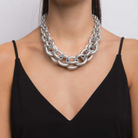 Magna Necklace in Gunmetal