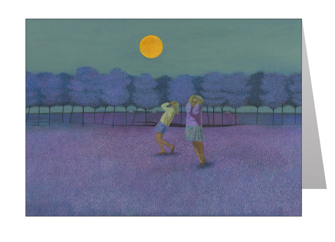 Moonstricken Girls Notecard