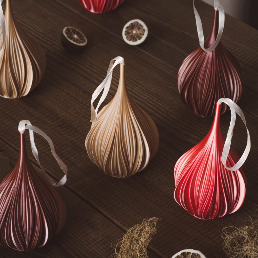 Fald Silk Blend Ornament Set of 2