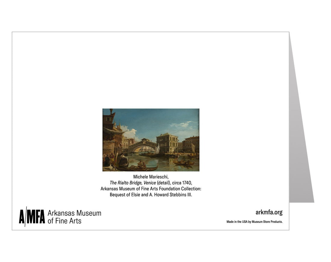 The Rialto Bridge Notecard
