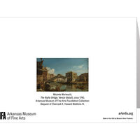 The Rialto Bridge Notecard