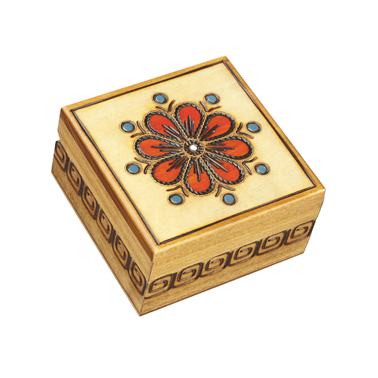 Polish Red Flower Box Small