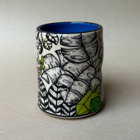 Lucky Cat & Houseplant Cup