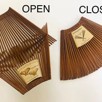Tea Stained Folding Chopstick Basket