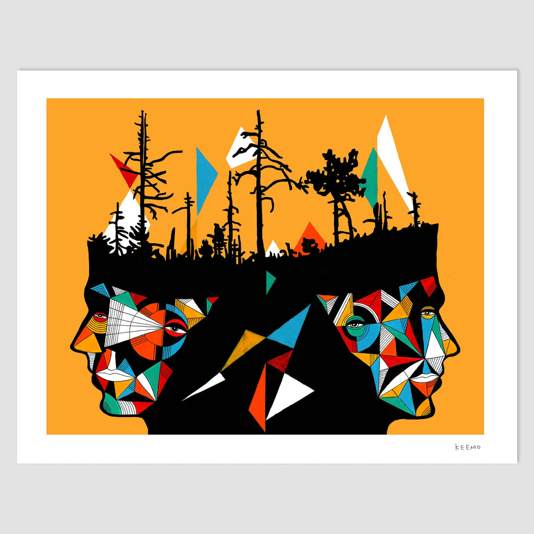 Open Our Minds To Let the Ideas Grow Together Print