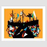 Open Our Minds To Let the Ideas Grow Together Print