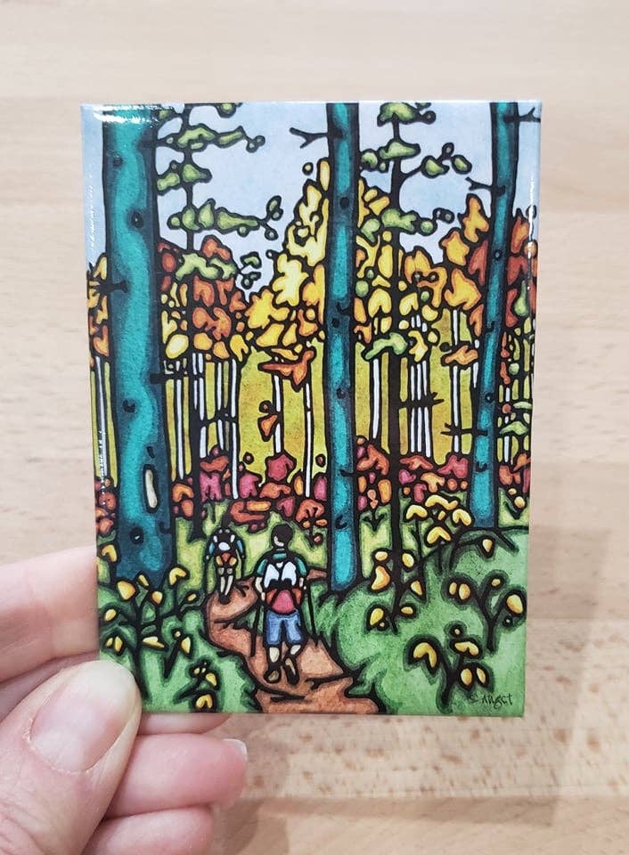 Hiking Magnet