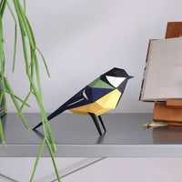 Great Tit Bird 3D Paper Figure Kit
