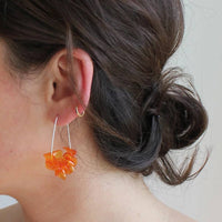 Leona Orange Drops: 14K Gold Filled
