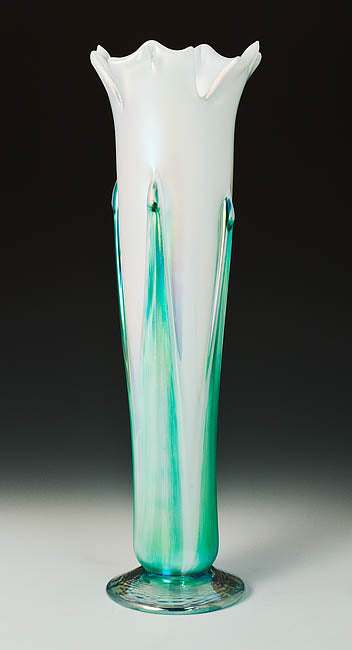Iridized Flower Vase