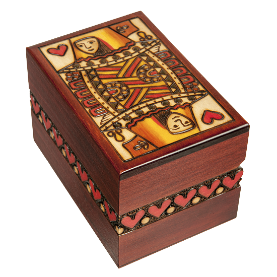 Queen of Hearts Card Box