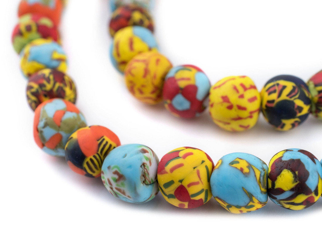 House Medley Recycled Glass Bead Necklace