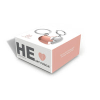 Heart Puzzle Keyring