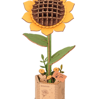 3D Wooden Flower Puzzle Pack