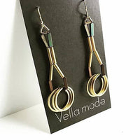 Uni Earrings: Desert red