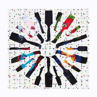 Brush Up by Olaf Breuning - Sheet of 20 Kiss-Cut Stickers