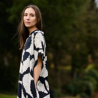 Sunset Block Print dress