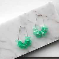 Leona Aquamarine Drops: Sterling Silver