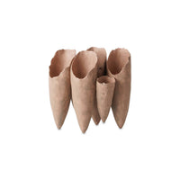 Ceramic Vase Light Gray Brown