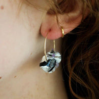 Sterling Silver Muar Hoops