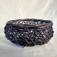 Black Open Weave Tatinga Basket