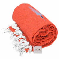 Orange Thunderbird Baja Yoga Blanket