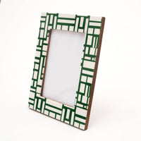 Geometric Inlay Photo Frame 5x7"
