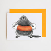 Ford Buckminster Beaver Note Card