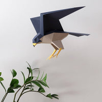 Peregrine Falcon 3D Paper Figure Kit