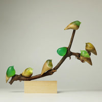 Family of Love Birds Sculpture