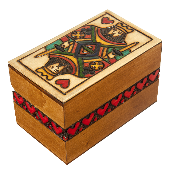 King of Hearts Card Box