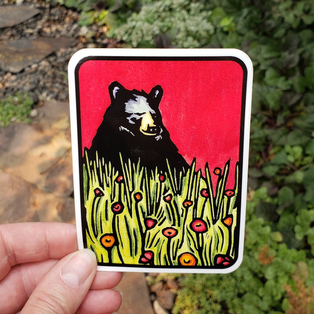Bear Vinyl Sticker