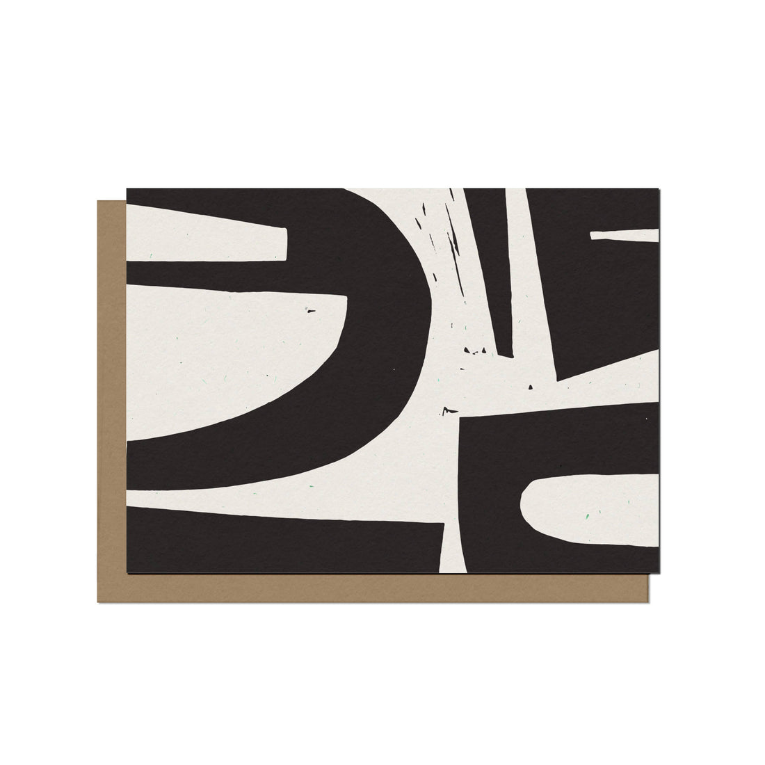 No 2 Abstract Shapes Blank Card