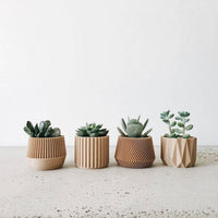 Mini Natural 3D Planters