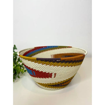 Mountain Rainbow Large Wire Bowl