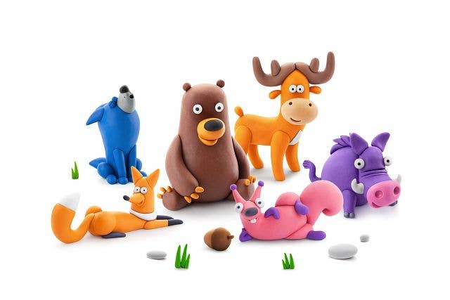 Hey Clay Forest Animals