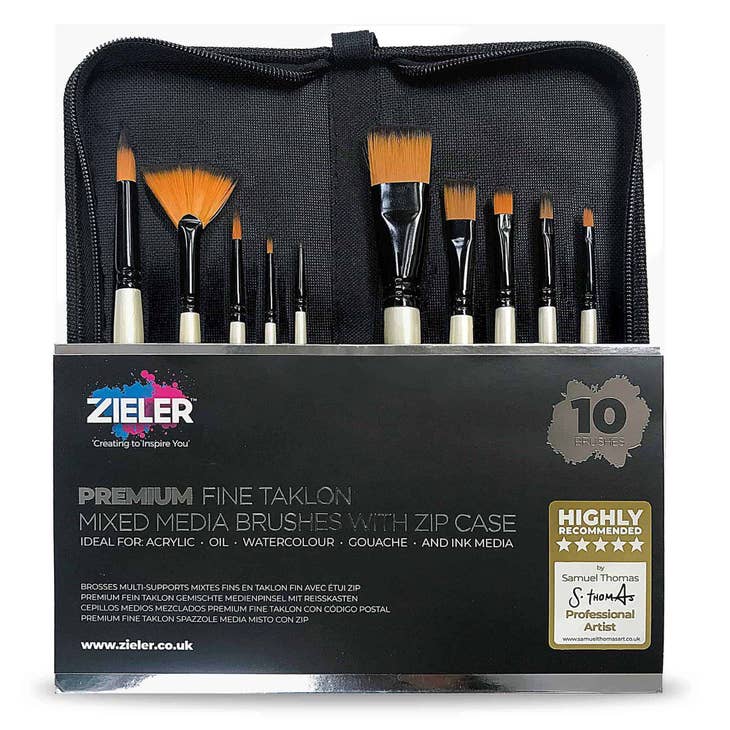 Premium Brushes with Case