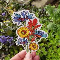 Wildflower Vinyl Sticker