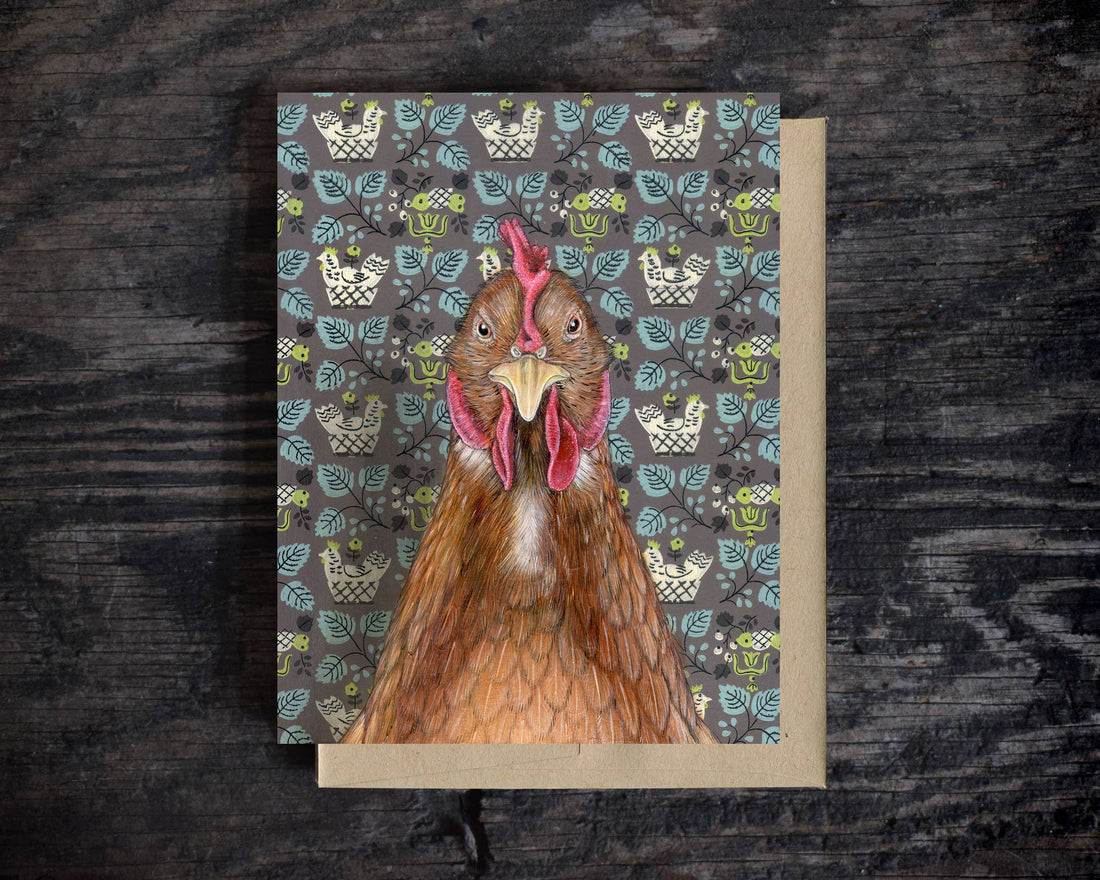 Chicken Note Card