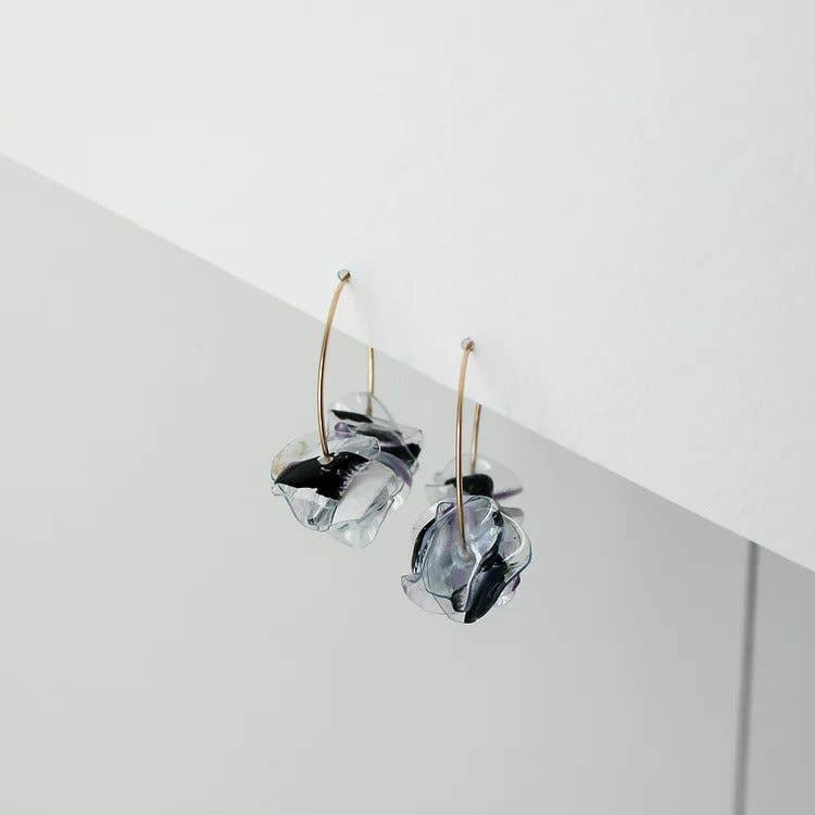 Sterling Silver Muar Hoops
