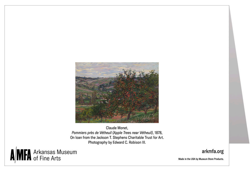 Apple Trees near Vetheuil Notecard