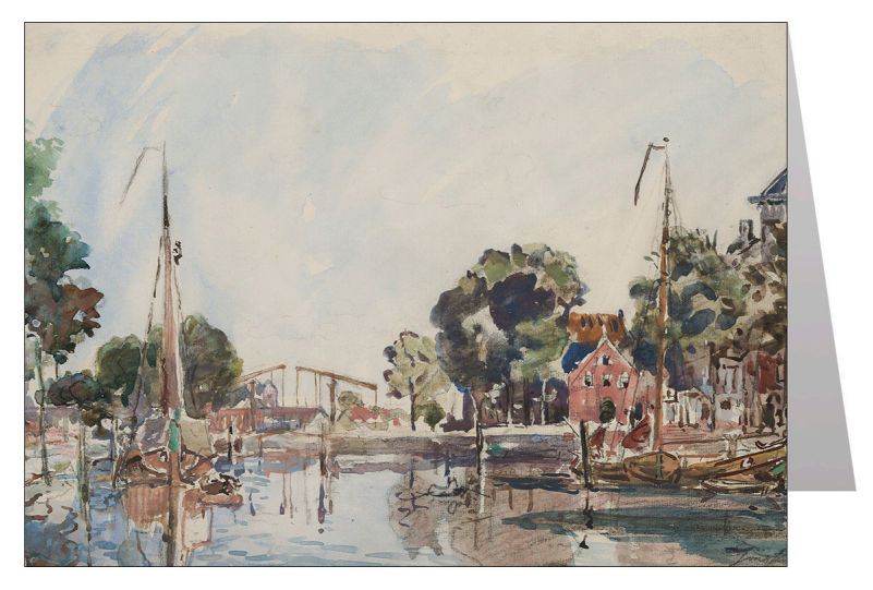 Canal de Hollande (Dutch Canal) Notecard